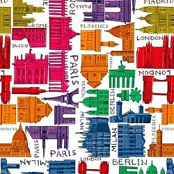 Réf.PO70 / 70 x 50 cm / Capitale d' Europe / 6 disponibles / 0,50 €