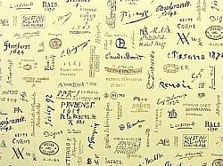 Réf.TO32 / 70 x 50 cm / Paraphes peintres célèbres / 17 disponibles / 1,00 €