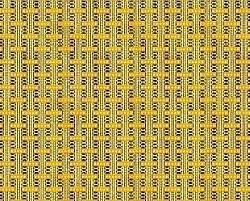 Réf.PO17 / 70 x 50 cm / Graphisme / Jaune & Noir / 2 disponibles / 0,50 €