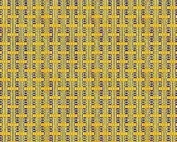 Réf.PO17 / 70 x 50 cm / Graphisme / Jaune & Noir / 2 disponibles / 0,50 €