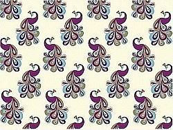 Réf.TO70 / 70 x 50 cm / Paons à la poudre d' or / 13 disponibles / 1,00 €