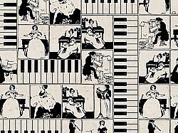 Réf.TO47 / 70 x 50 cm / MUSIQUE, CHANT, PIANOFORTE / 1 disponible / 0,50 €