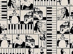 Réf.TO47 / 70 x 50 cm / MUSIQUE, CHANT, PIANOFORTE / 1 disponible / 0,50 €