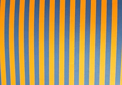 Réf.P080 / RAYURES BLEU & ORANGE RECTO / VERSO / 34 x 50 cm / 4 disponibles / 0,50 €