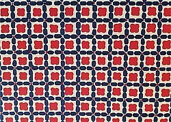 Réf.VAR18 / VARESE 120 gr / 50 x 69 CM / ROUGE & BLEU / 2 disponibles / 1,60 €
