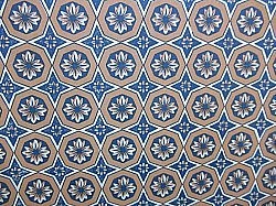 Réf.VAR50 / VARESE 120 gr / 50 x 69 CM / BLEU & MARRON / 2 disponibles / 1,60 €