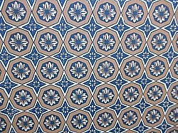Réf.VAR50 / VARESE 120 gr / 50 x 69 CM / BLEU & MARRON / 1 disponible / 1,60 €