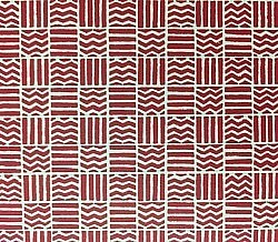 Réf.VAR91 / VARESE 120 gr / 50 x 69 CM / ROUGE / 3 disponibles / 1,60 €