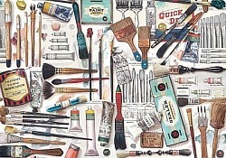 Réf.B060 / HONGROIS / Atelier du peintre / 50 x 70 cm / 120 Gr / 2 disponibles / 3,70 €