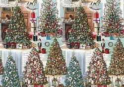 Réf.B053 / HONGROIS / Sapin de Noël / 50 x 70 cm / 120 Gr / 6 disponibles / 3,70 €