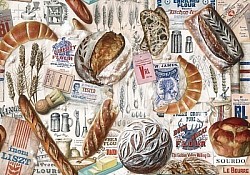 Réf.B051 / HONGROIS / Pains & Pâtisseries / 50 x 70 cm / 120 Gr / 8 disponibles / 3,70 €