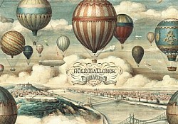 Réf.B008 / HONGROIS / Montgolfières & Ballons / 50 x 70 cm / 120 Gr / 1 disponible / 3,70 €