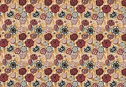 Réf.B023 / HONGROIS / FLORAL VINTAGE / 50 x 70 cm / 120 Gr / 5 disponibles / 3,70 €
