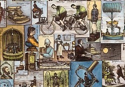 Réf.B041 / HONGROIS / LES GRANDES INVENTIONS / 50 x 70 cm / 120 Gr / 2 disponibles / 3,70 €