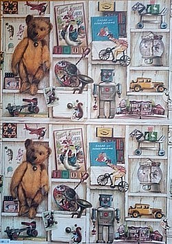 Réf.B042 / HONGROIS / JOUETS VINTAGE / 50 x 70 cm / 120 Gr / 12 disponibles / 3,70 €