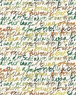 Réf.PO32 / 70 x 50 cm / Calligraphie en couleur / 6 disponibles / 1,00 €
