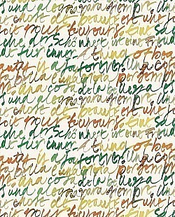 Réf.PO32 / 70 x 50 cm / Calligraphie en couleur / 2 disponibles / 1,00 €