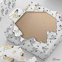 Réf. P078 / Papier Surprise / 1 Face colombes / 1 face Erotik / 100 x 70 cm / 5 disponibles / 1,00 €
